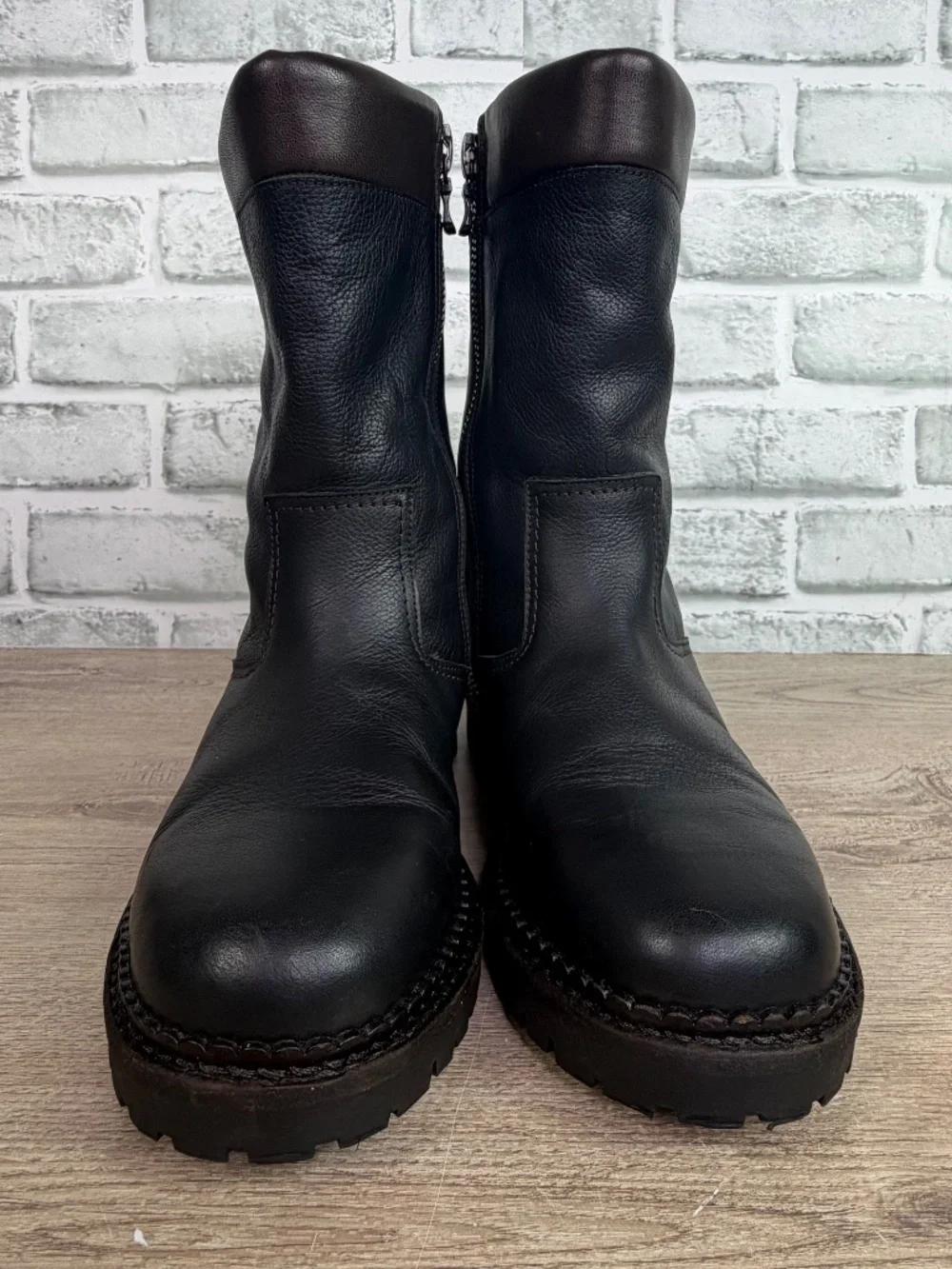 Kandahar Shearling Lined Leather Winter‎ Boots 7.5